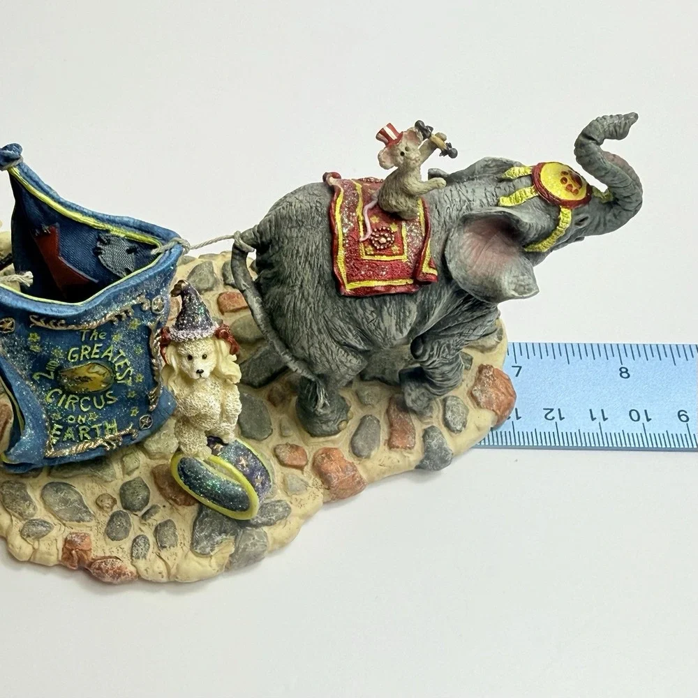 Vintage Boyds Bears Circus Parade Elephant Figurine 227808 Limited Edition 7021